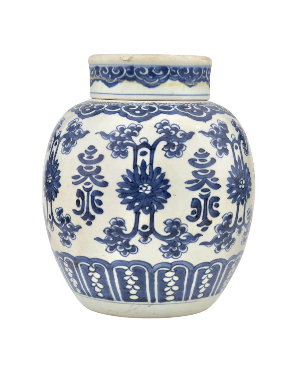 Chinese Porcelain Ginger Jar, Qing Dynasty Yongzheng Period