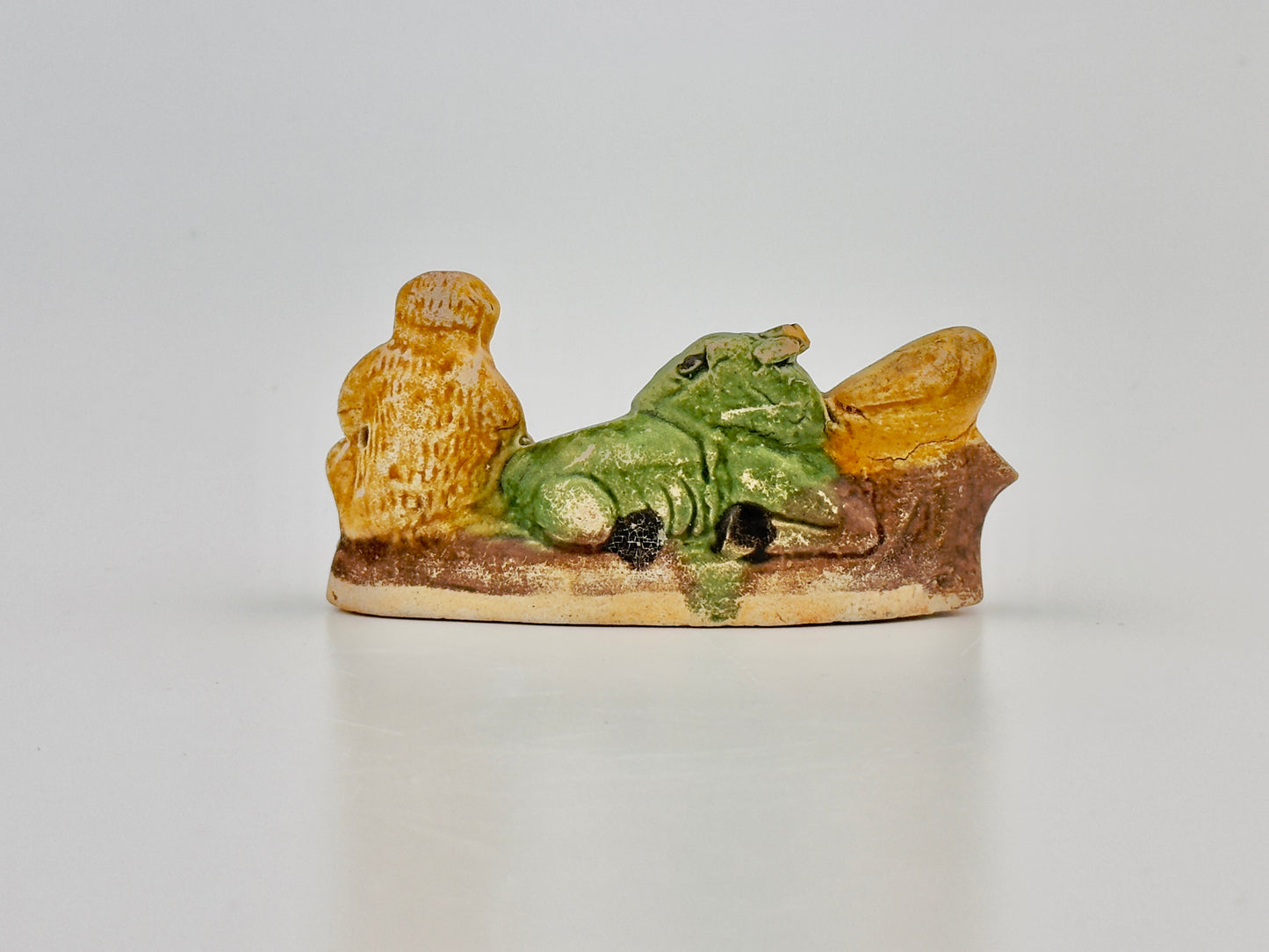 The Biscuit 'Three Friends' Brush Rest c1725, Qing Dynasty, Yongzheng Era