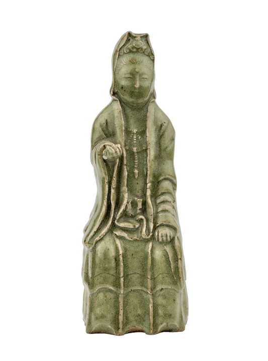 Longquan Celadon Figurine, Ming Dynasty (1368-1644)