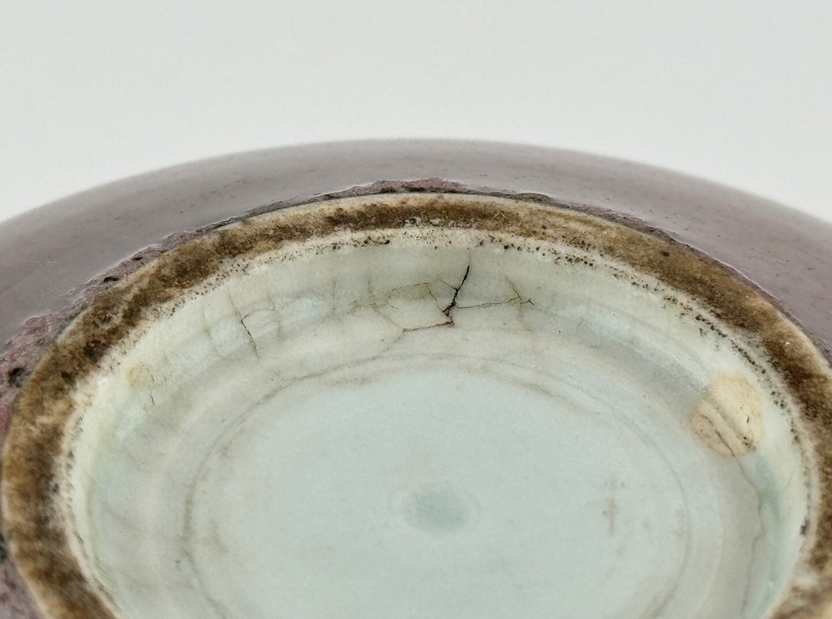 Qing Dynasty Langyao water coupe with rich crimson red copper glaze, rounded form, and lustrous finish, 18th–19th century.