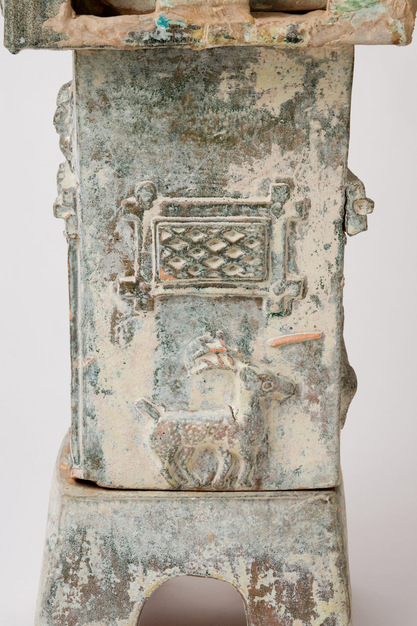 Burial Model of a Green glazed Watch-Tower, Han Dynasty