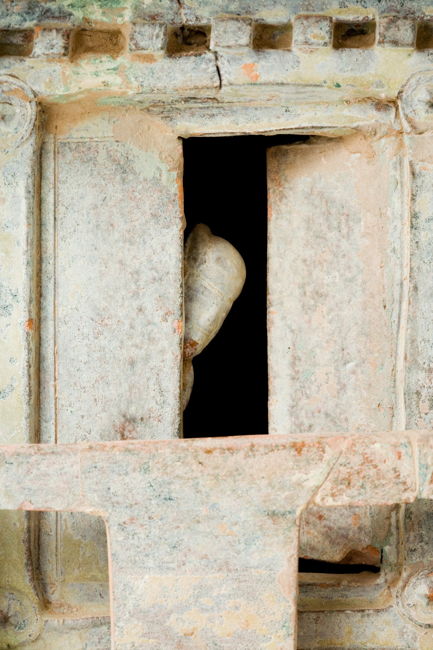 Burial Model of a Green glazed Watch-Tower, Han Dynasty