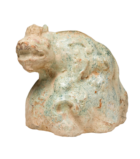 Green-glazed model of a Haitai, Han dynasty