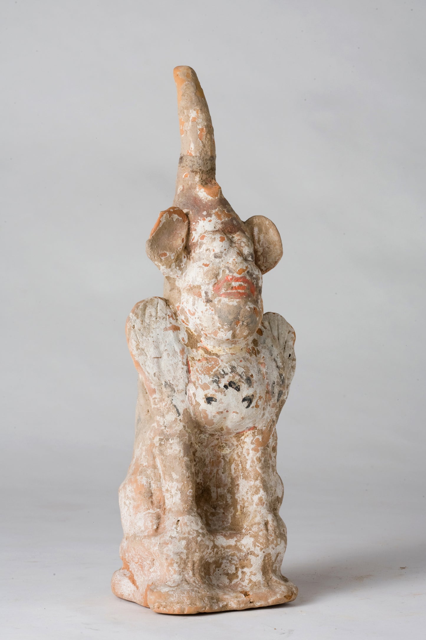 Guardian Pottery Figure, Northern Wei-Tang Dynasties