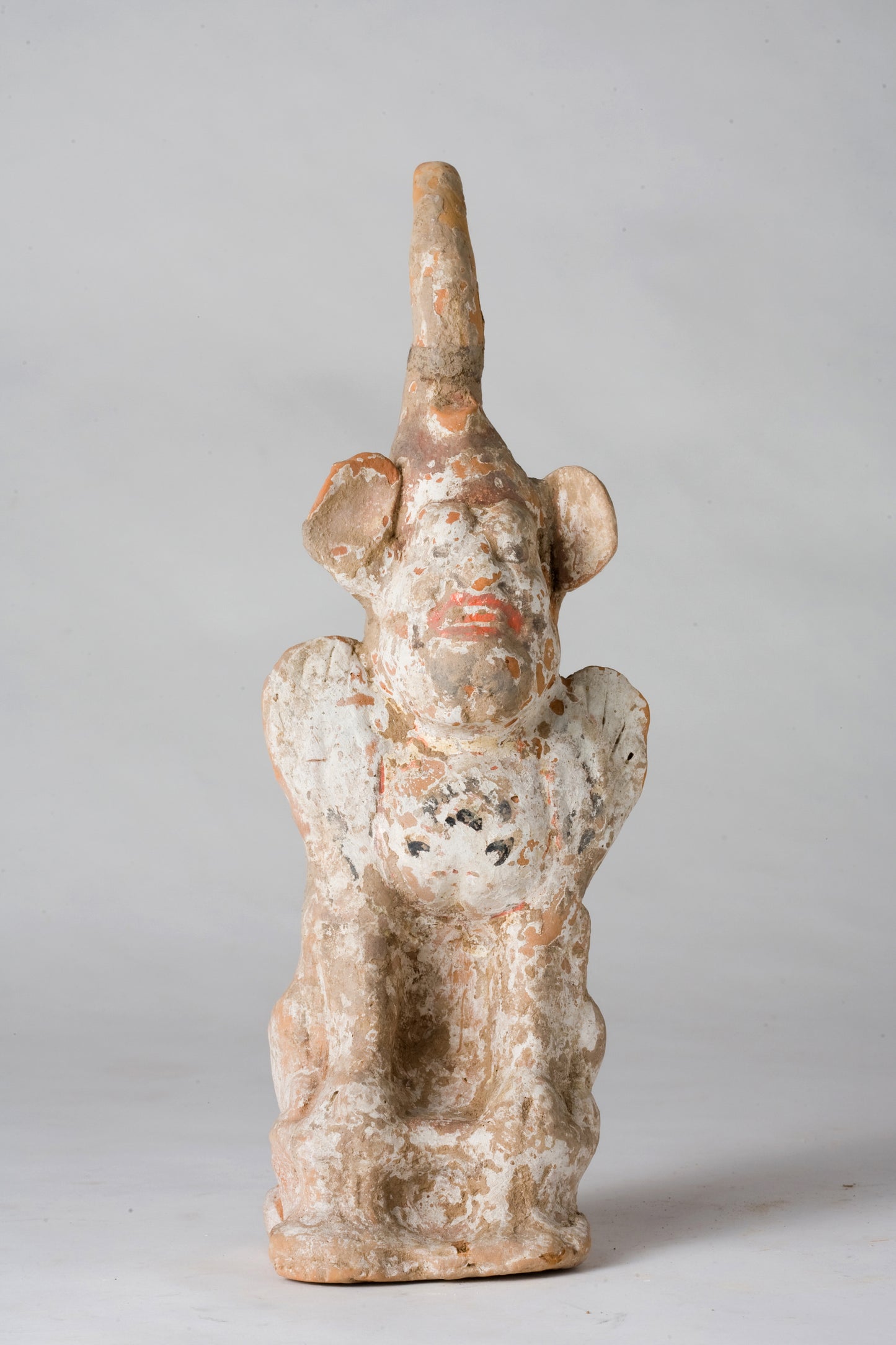 Guardian Pottery Figure, Northern Wei-Tang Dynasties