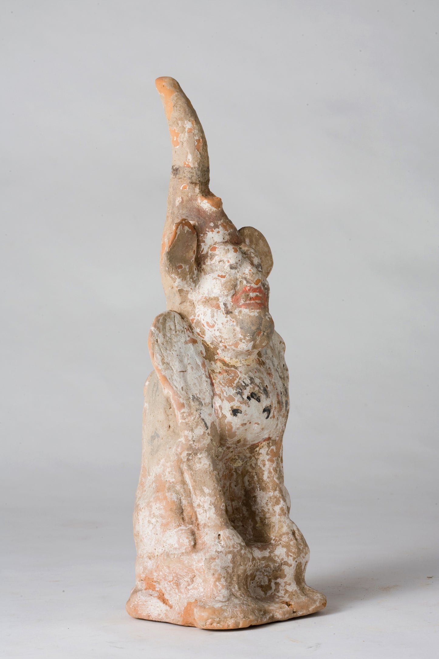 Guardian Pottery Figure, Northern Wei-Tang Dynasties