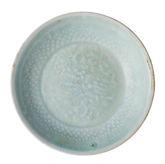 Molded Qingbai 'Flowers' Dish, Southern Song Dynasty