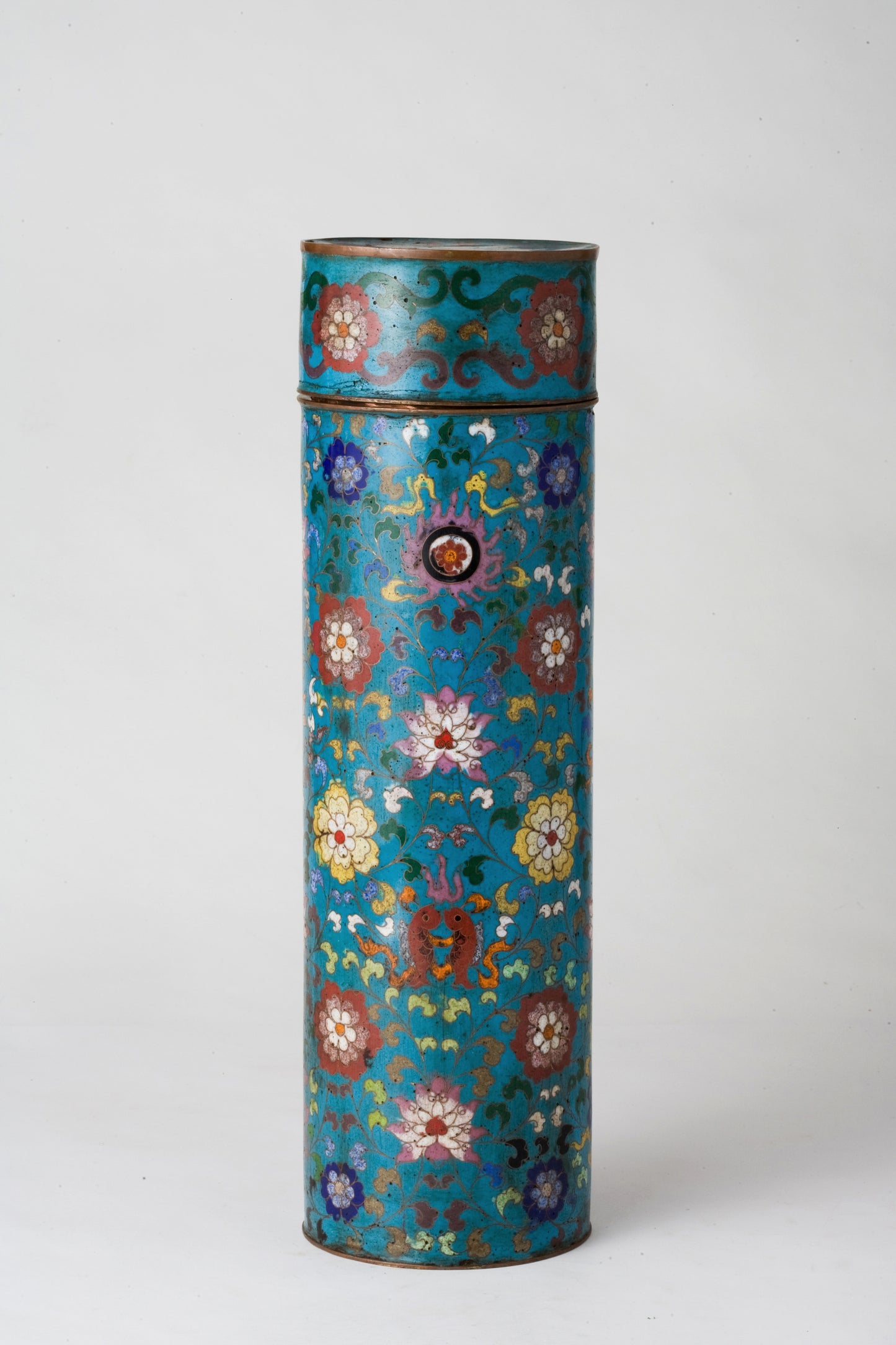 Cloisonné Enamel Vase, Early Ming Dynasty(15th century)