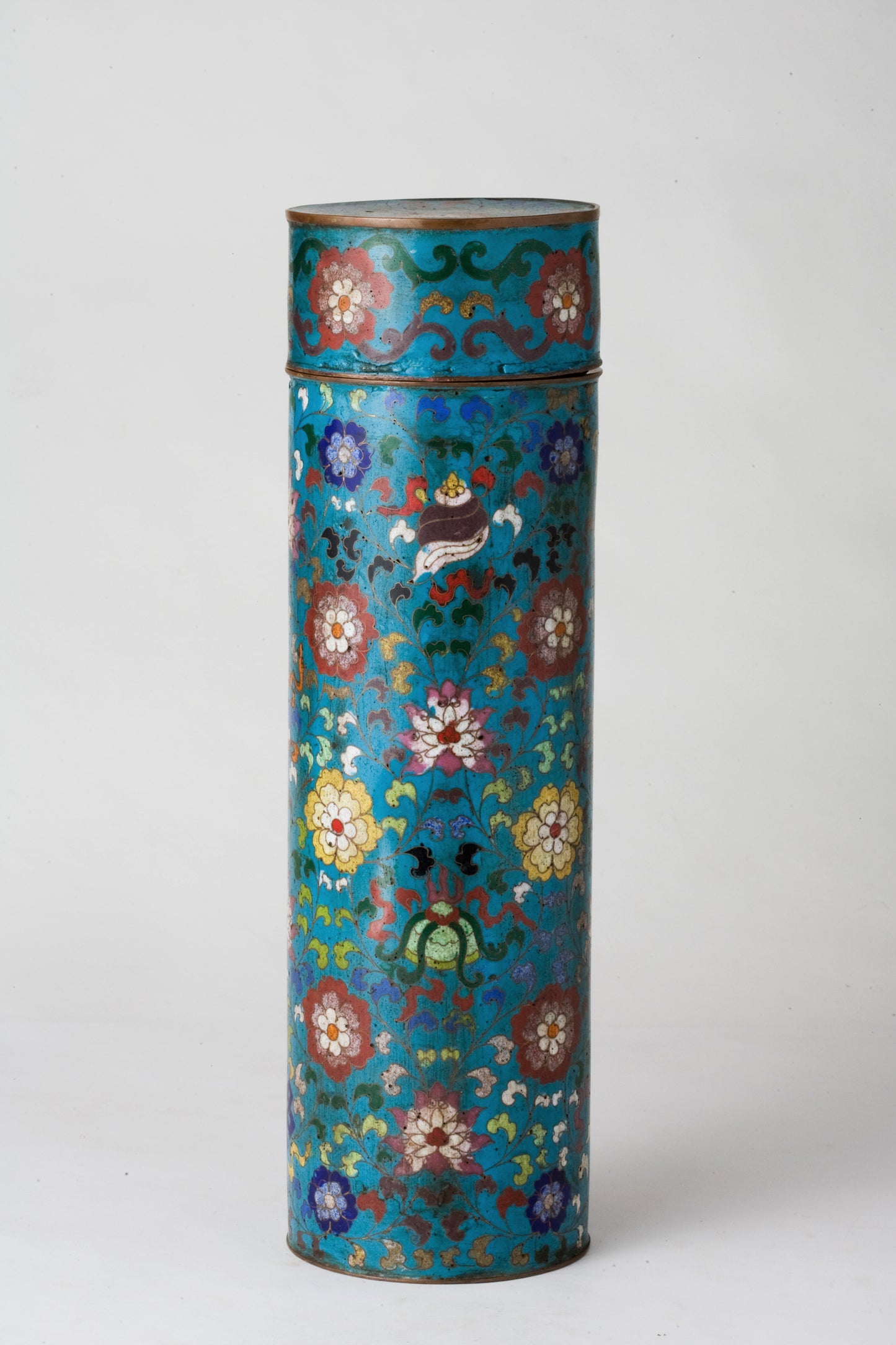 Cloisonné Enamel Vase, Early Ming Dynasty(15th century)