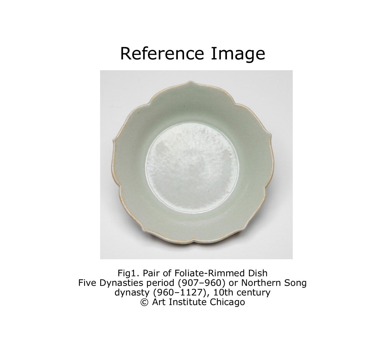 Qingbai Floriform Dish, Song Dynasty