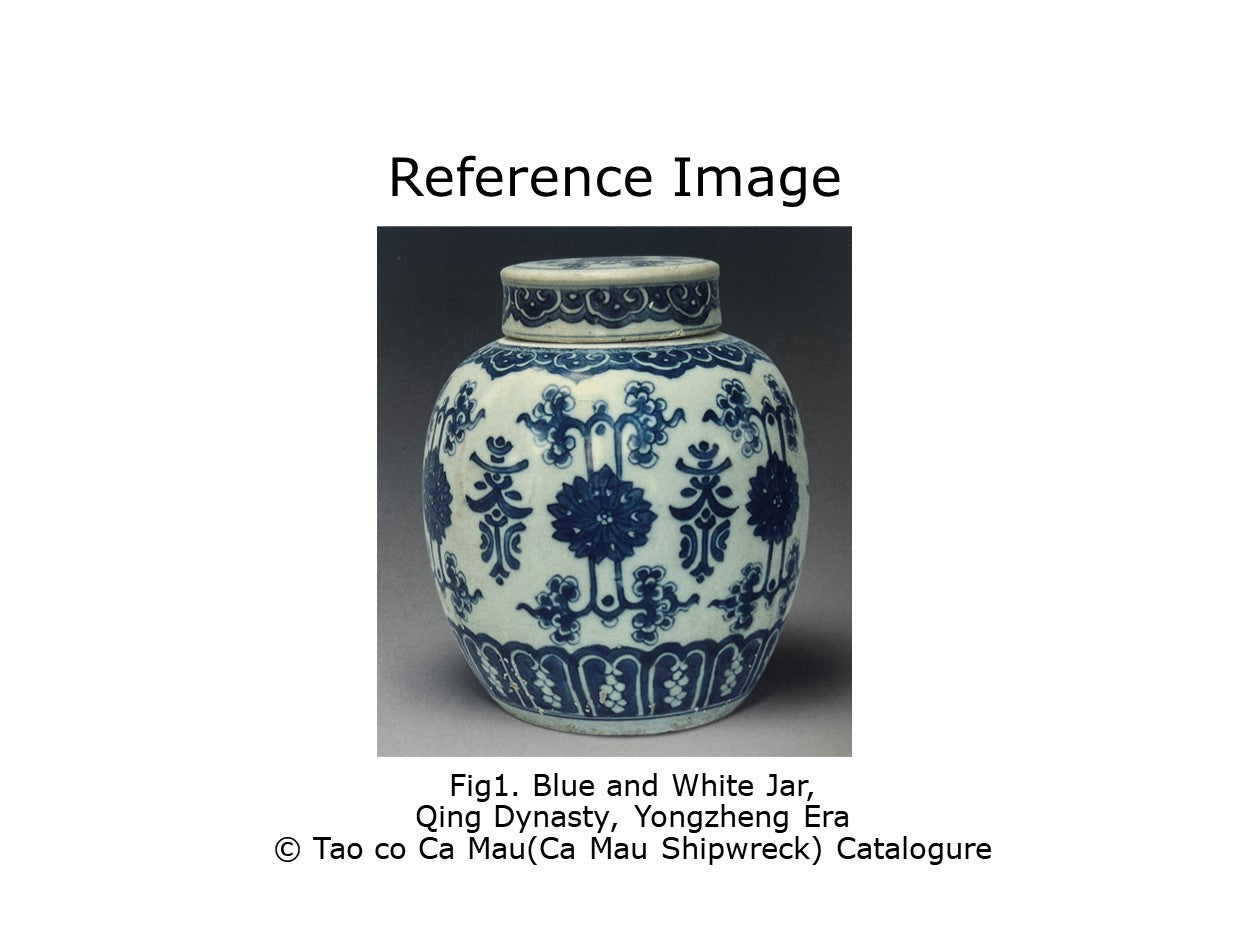 Chinese Porcelain Ginger Jar, Qing Dynasty Yongzheng Period