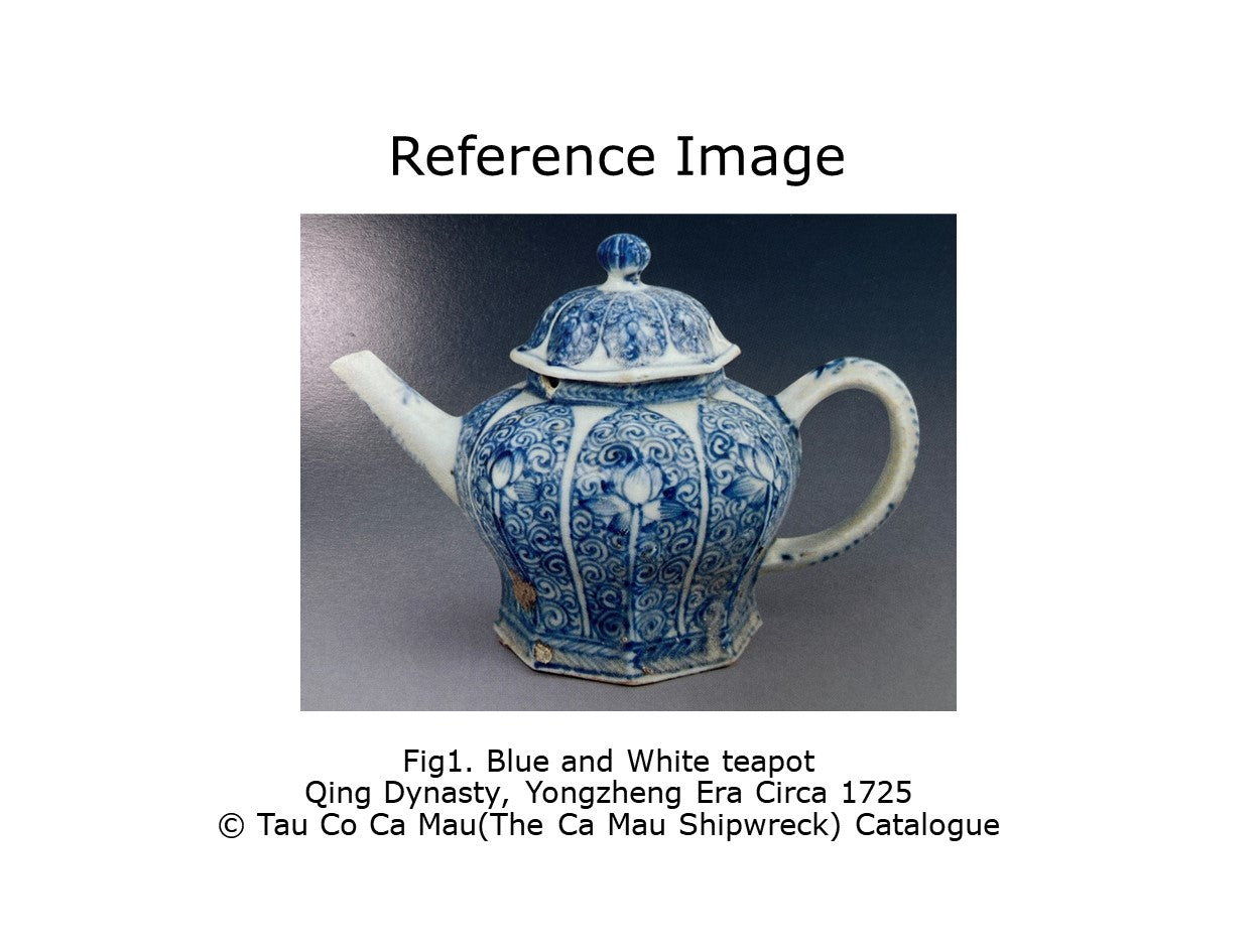 BLUE AND WHITE TEAPOT CIRCA 1725, QING DYNASTY, YONGZHENG REIGN