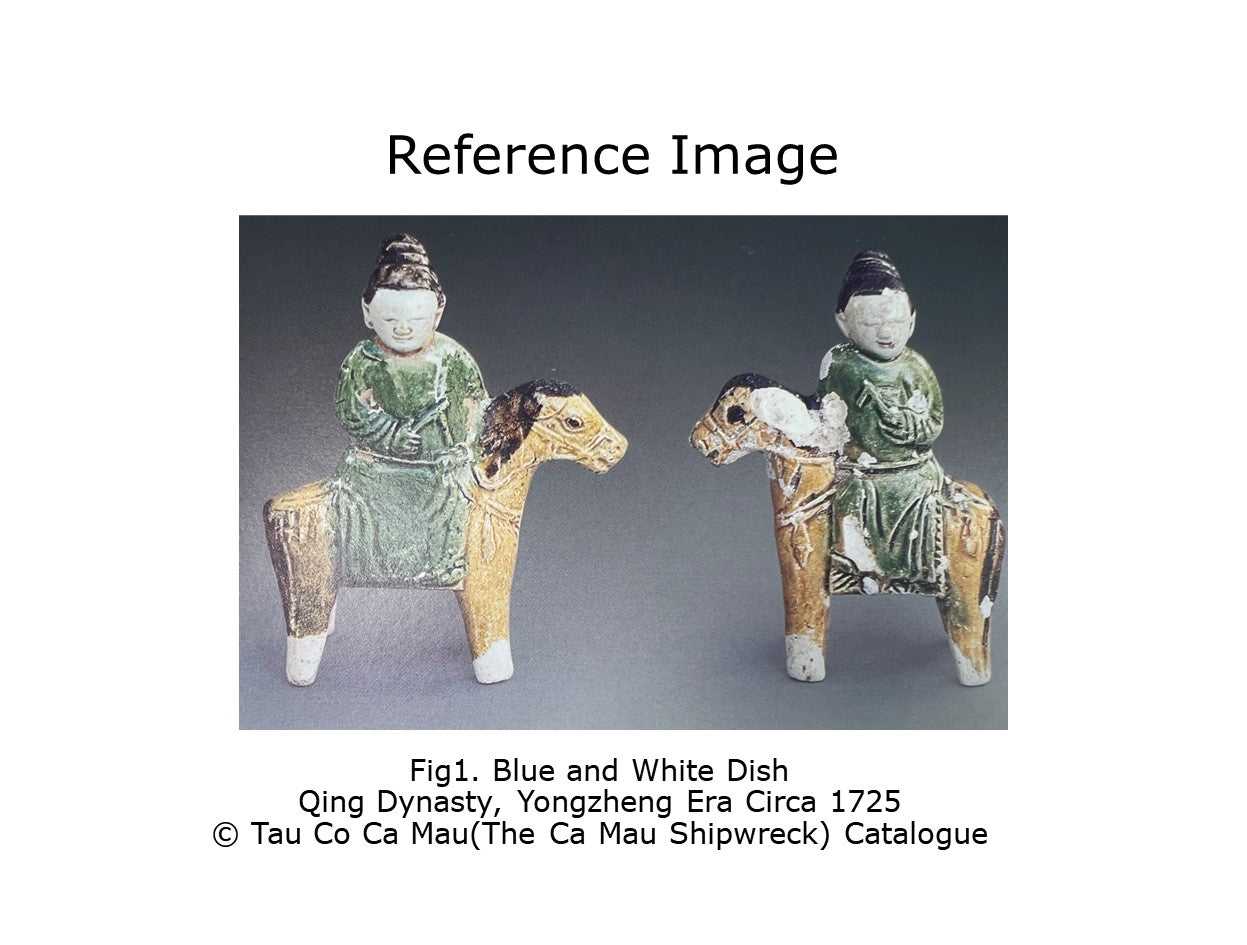 Horse and Rider Figurine c1725, Qing Dynasty, Yongzheng Reign