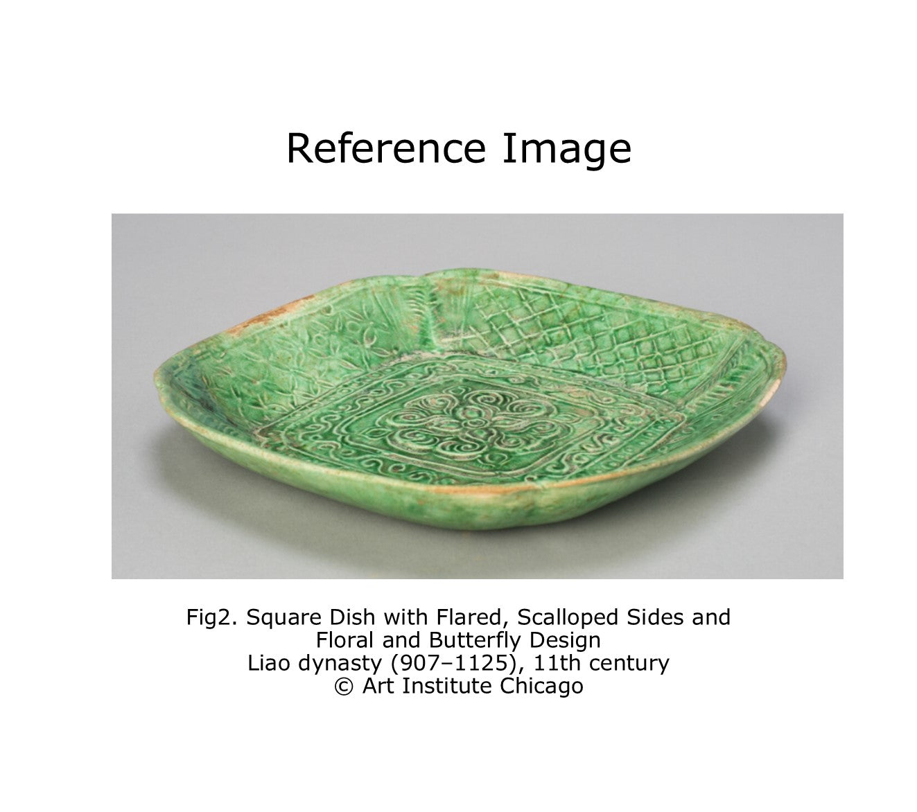 Rare Dingyao Green-Glazed Dragon Dish, Liao-Song Dynasty